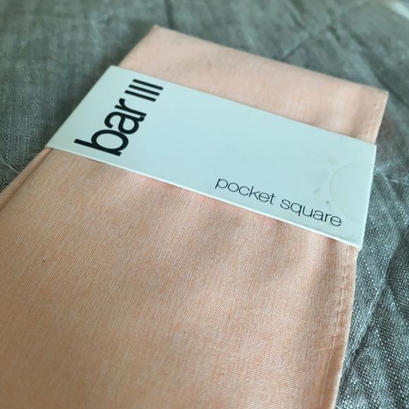 Bar III Men's Beach Solid Pocket Square - Picture 3 of 5